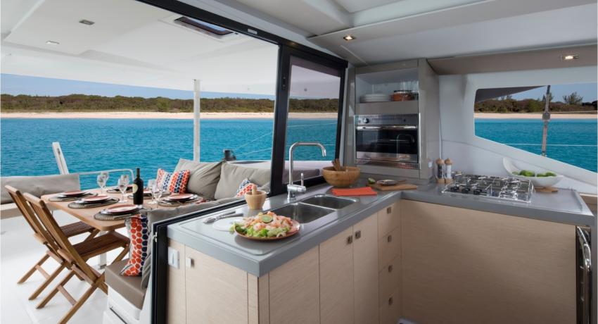 40ft Fountain Pajot Catamaran “Capers”