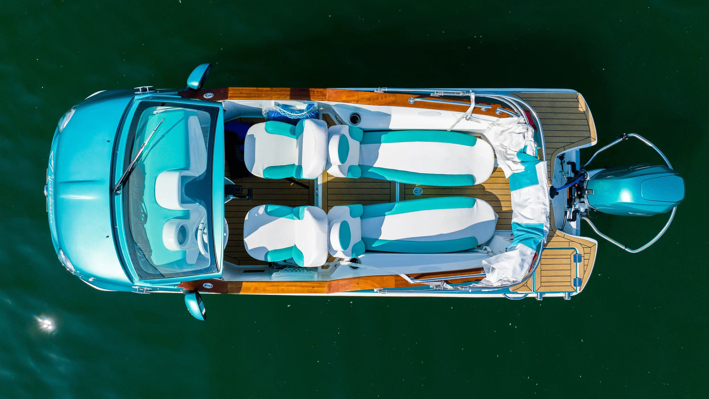16ft 2024 Fiat 500 Water Taxi/Tubing Car Boat