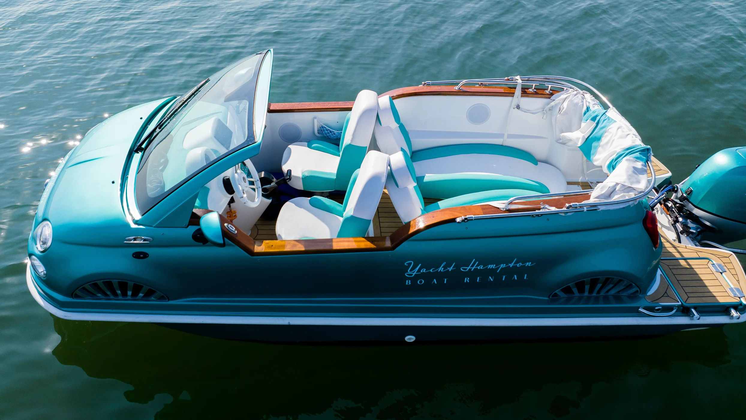 16ft 2024 Fiat 500 Water Taxi/Tubing Car Boat