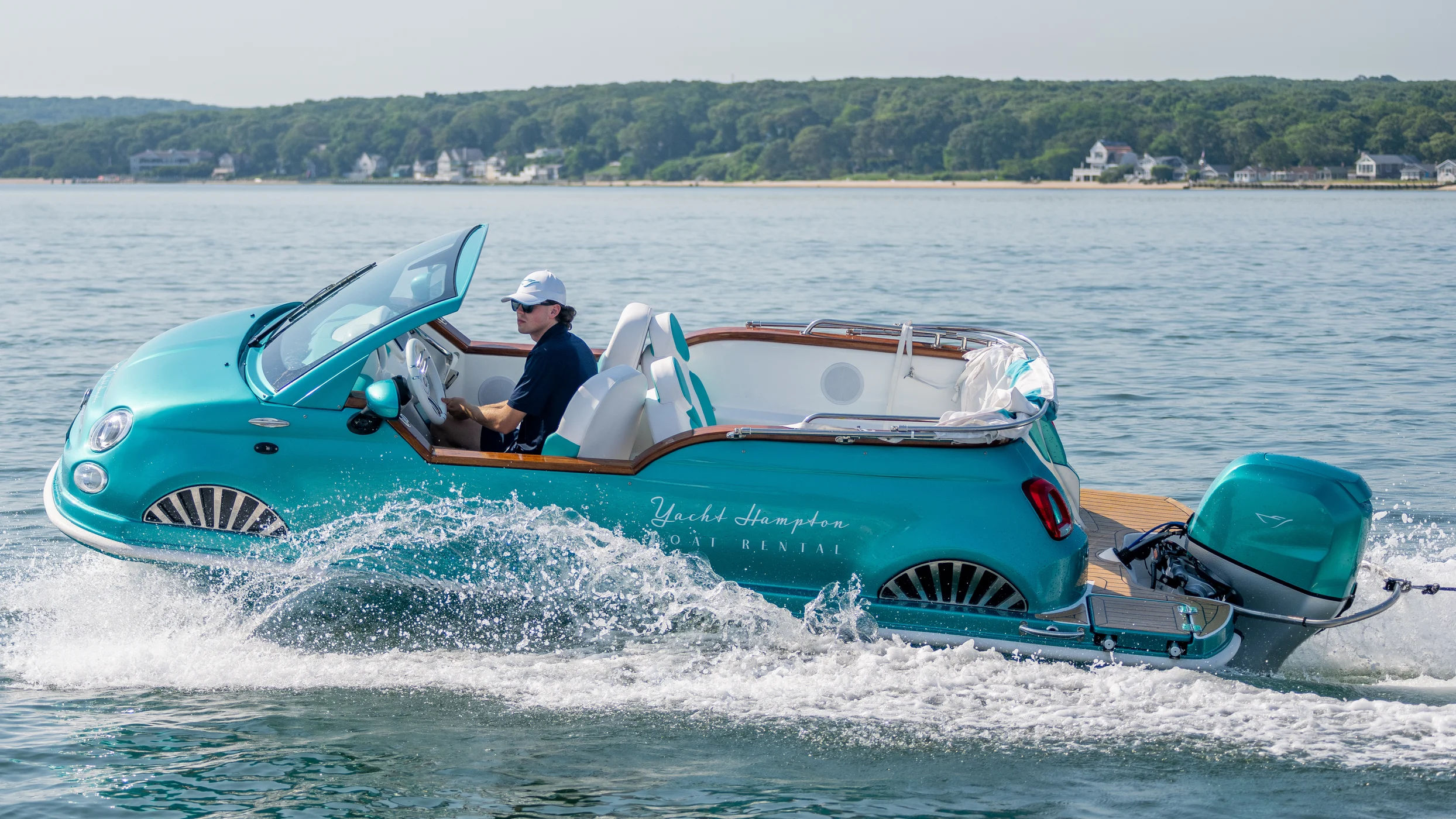 16ft 2024 Fiat 500 Water Taxi/Tubing Car Boat