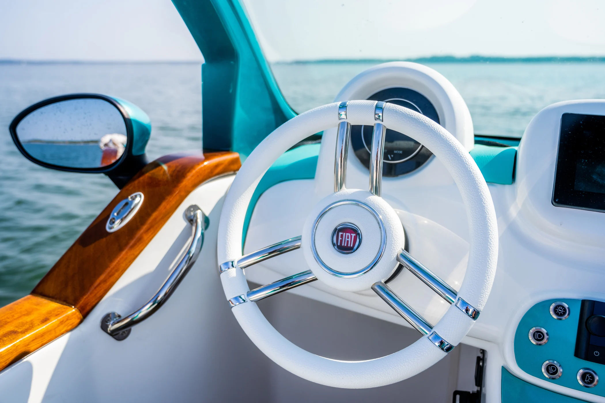 16ft 2024 Fiat 500 Water Taxi/Tubing Car Boat