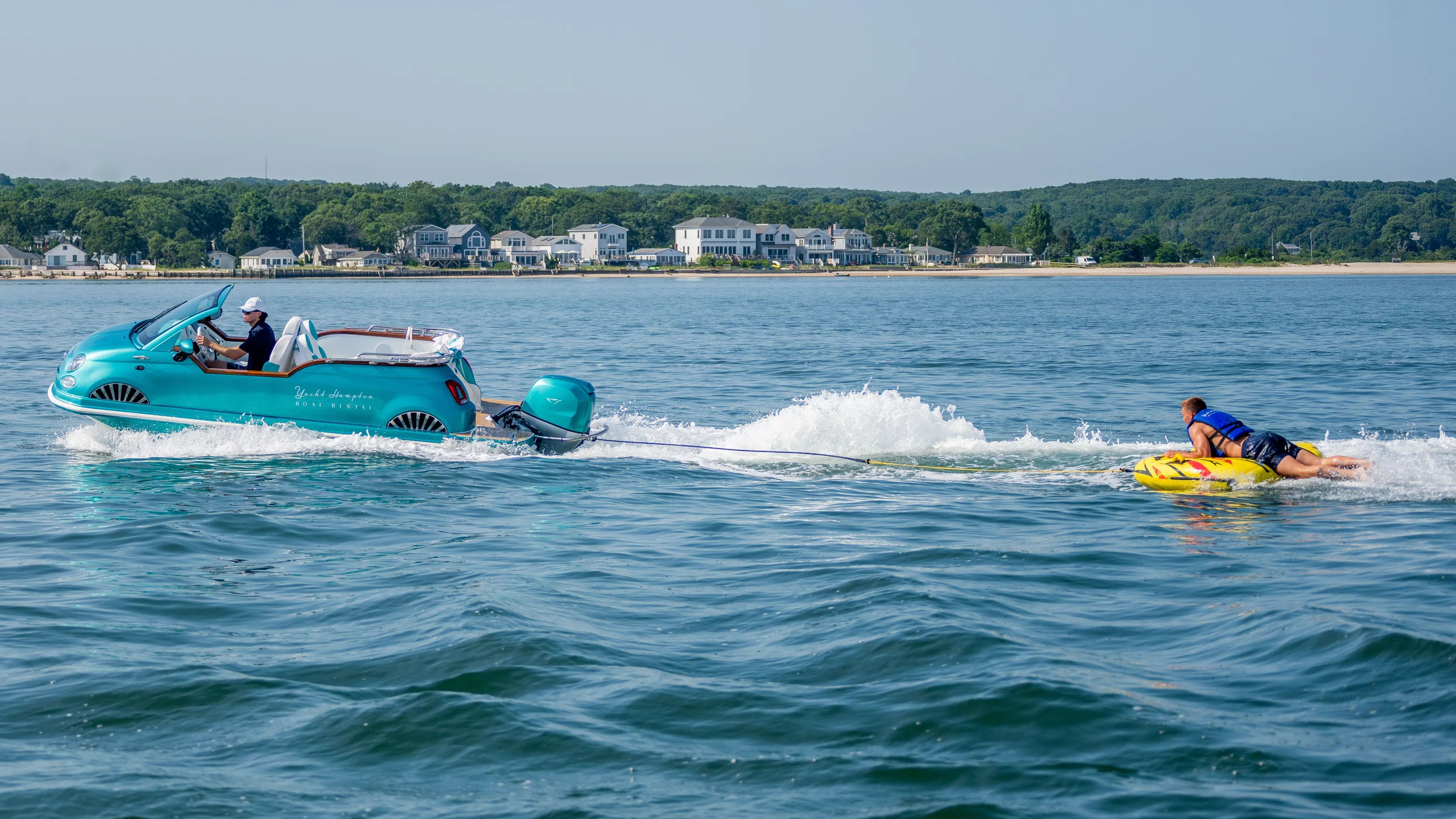 16ft 2024 Fiat 500 Water Taxi/Tubing Car Boat