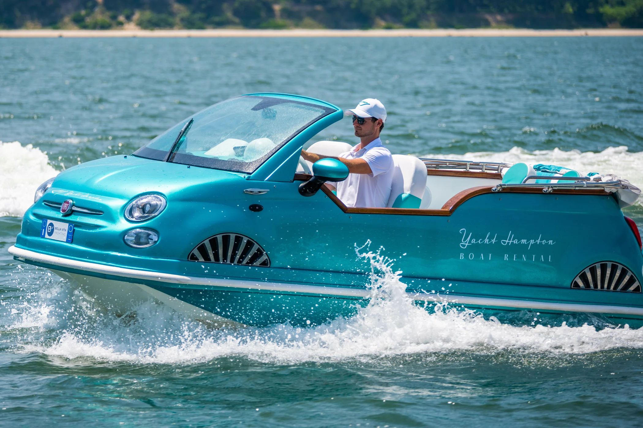 16ft 2024 Fiat 500 Water Taxi/Tubing Car Boat