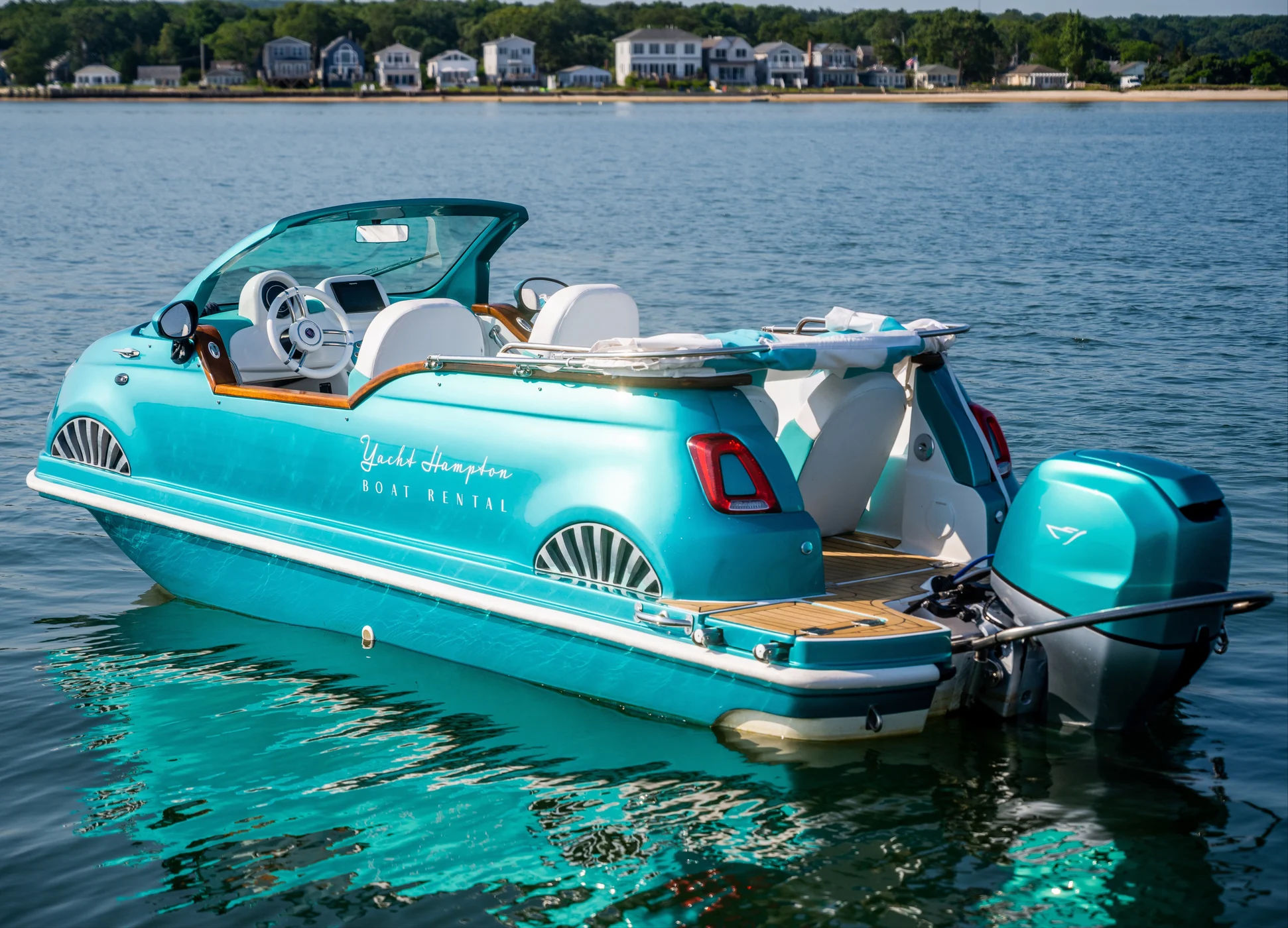 16ft 2024 Fiat 500 Water Taxi/Tubing Car Boat
