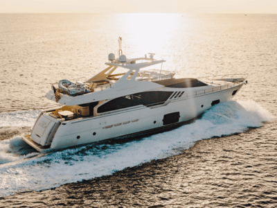 87' Ferretti + Water Toys