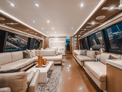 87' Ferretti + Water Toys