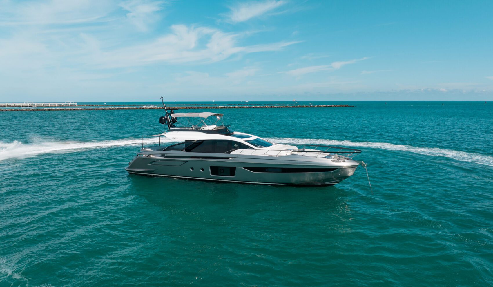 87' Ferretti + Water Toys