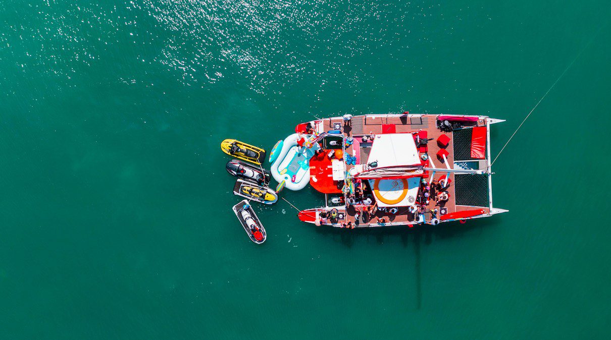 50' Catamaran + Water Toys