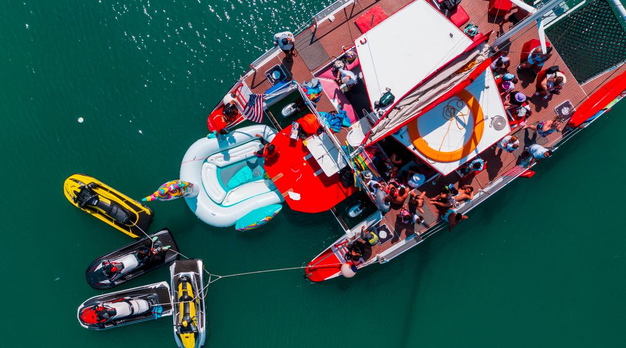 50' Catamaran + Water Toys