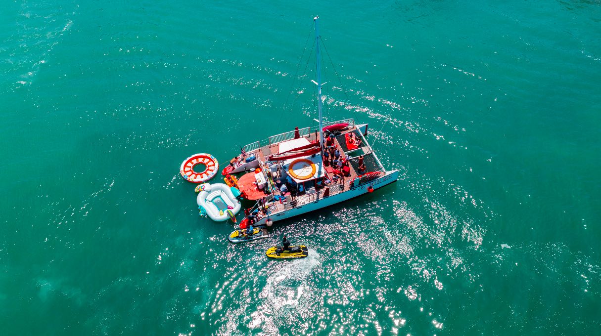 50' Catamaran + Water Toys