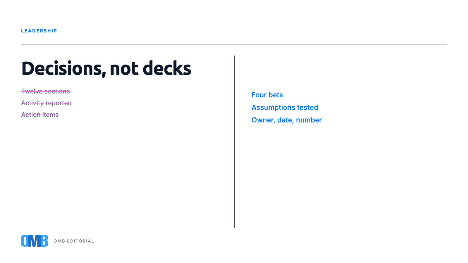 The mid-year review that changes decisions, not slides