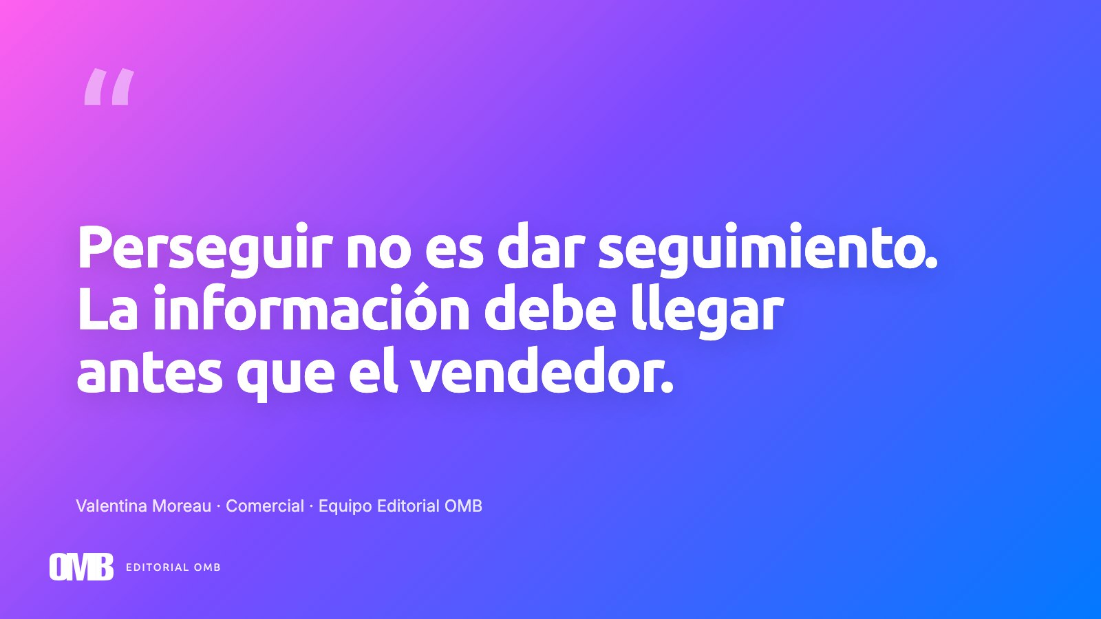 Cómo se acorta el ciclo de venta B2B con información previa