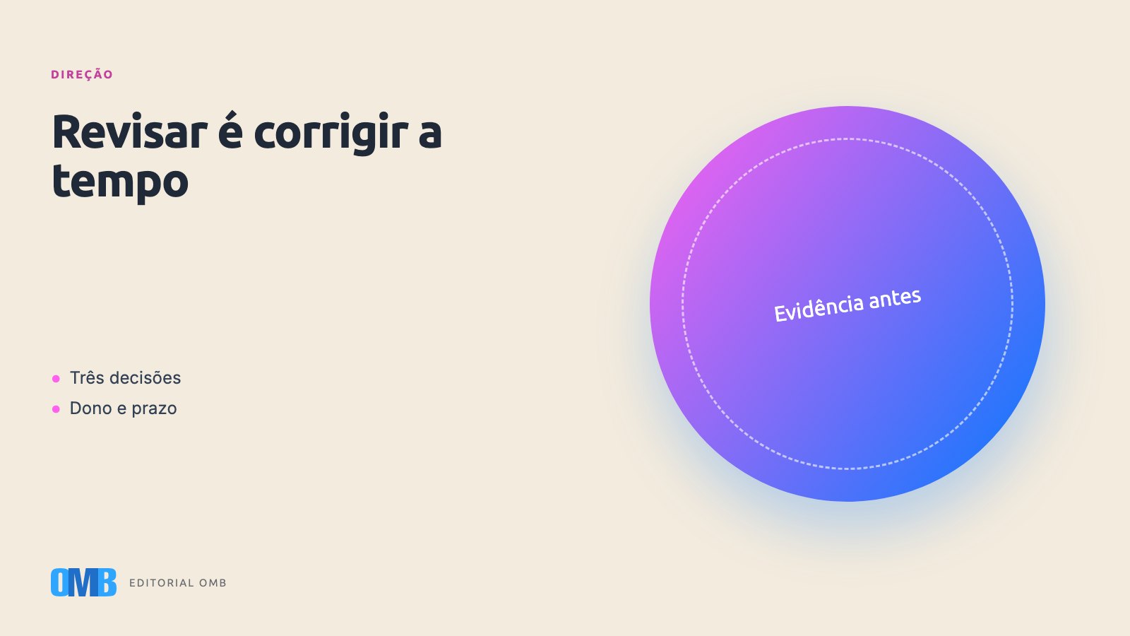 A revisão de meio de ano que muda decisões de verdade