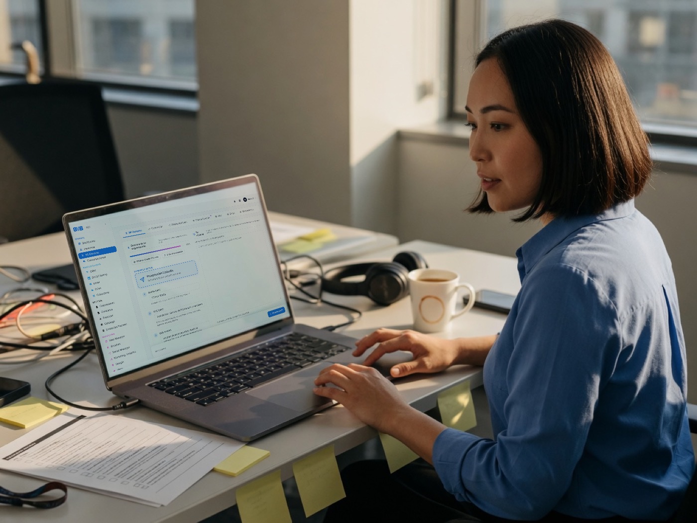 Configuring the system for the industry of the client