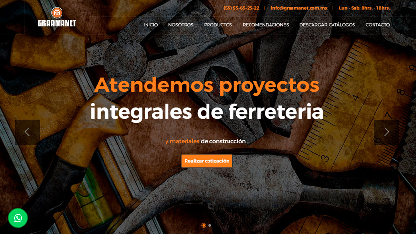 Diseño web para ferreteras